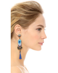 Оранжевые серьги от Deepa Gurnani