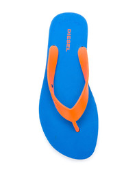 Мужские оранжевые сланцы от Diesel