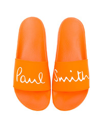 Мужские оранжевые сланцы от Paul Smith