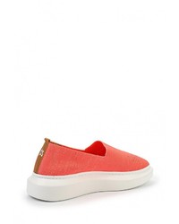 Женские оранжевые слипоны от Modelle