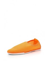 Женские оранжевые слипоны от Sweet Shoes