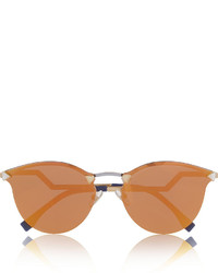 Женские оранжевые солнцезащитные очки от Fendi