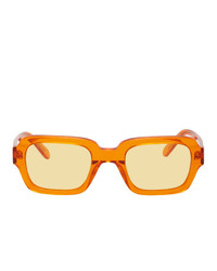 Мужские оранжевые солнцезащитные очки от Han Kjobenhavn