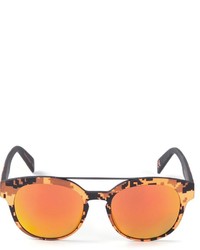 Женские оранжевые солнцезащитные очки от Italia Independent
