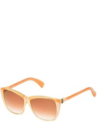 Женские оранжевые солнцезащитные очки от Saint Laurent