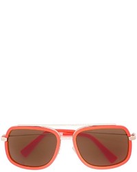 Женские оранжевые солнцезащитные очки от Versace