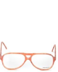 Мужские оранжевые солнцезащитные очки от Yves Saint Laurent