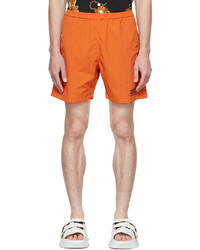 Оранжевые спортивные шорты