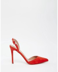 Оранжевые туфли от Asos