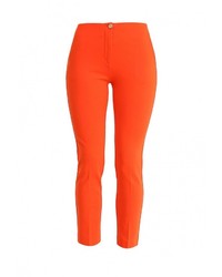 Оранжевые узкие брюки от Cavalli Class