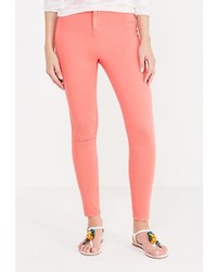 Оранжевые узкие брюки от Jennyfer