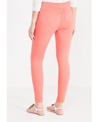 Оранжевые узкие брюки от Jennyfer