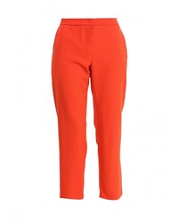 Оранжевые узкие брюки от Please