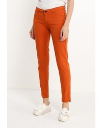 Оранжевые узкие брюки от Sinéquanone