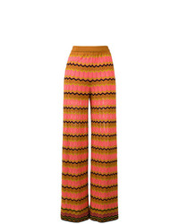 Оранжевые широкие брюки от M Missoni