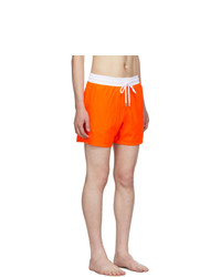 Оранжевые шорты для плавания от Vilebrequin