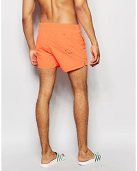 Оранжевые шорты для плавания от Pull&Bear