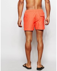 Оранжевые шорты для плавания от NATIVE YOUTH