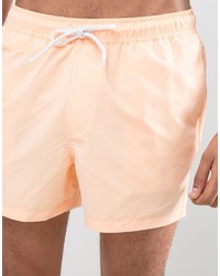Оранжевые шорты для плавания от Asos