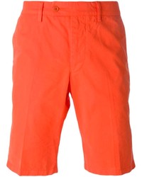Мужские оранжевые шорты от Aspesi