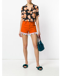 Женские оранжевые шорты от Au Jour Le Jour