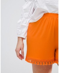 Женские оранжевые шорты от Asos
