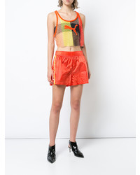 Женские оранжевые шорты от Fenty X Puma