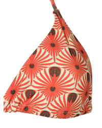 Оранжевый бикини-топ с принтом от Islang