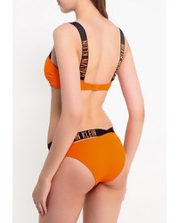 Оранжевый бикини-топ от Calvin Klein Underwear