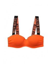 Оранжевый бикини-топ от Calvin Klein Underwear