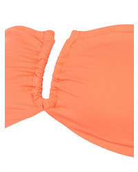 Оранжевый бикини-топ от Onia