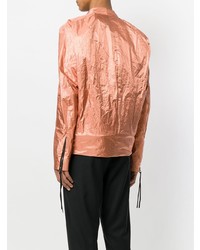 Мужской оранжевый бомбер от Cedric Jacquemyn