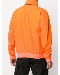Мужской оранжевый бомбер от Stone Island