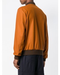 Мужской оранжевый бомбер от Qasimi