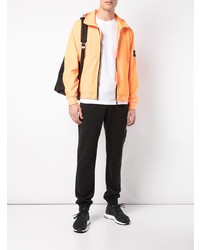 Мужской оранжевый бомбер от Stone Island