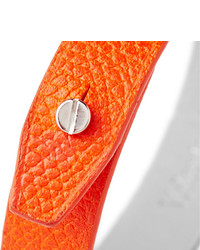 Мужской оранжевый браслет от Valextra