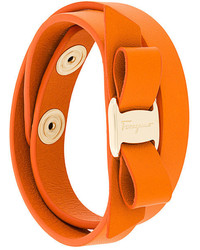 Оранжевый браслет от Salvatore Ferragamo