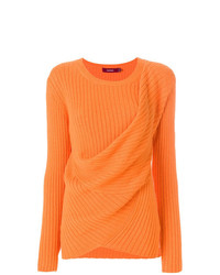 Женский оранжевый вязаный свитер от Sies Marjan