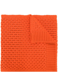 Мужской оранжевый вязаный шарф от Calvin Klein