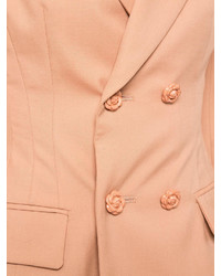 Женский оранжевый двубортный пиджак от G.V.G.V.