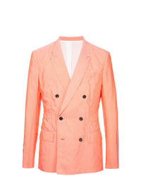 Мужской оранжевый двубортный пиджак от Haider Ackermann