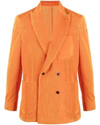 Мужской оранжевый двубортный пиджак от MACKINTOSH