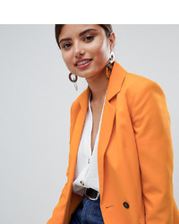 Женский оранжевый двубортный пиджак от Missguided