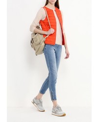 Женский оранжевый жилет от Armani Jeans