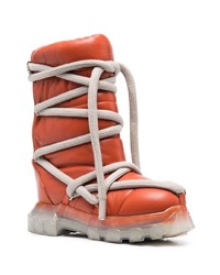 Мужской оранжевый зимние ботинки от Rick Owens