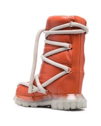 Мужской оранжевый зимние ботинки от Rick Owens