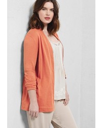 Женский оранжевый кардиган от Violeta BY MANGO