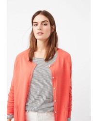 Женский оранжевый кардиган от Violeta BY MANGO