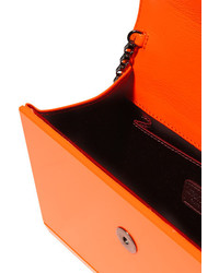 Оранжевый клатч от Jimmy Choo