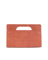 Оранжевый кожаный клатч от Cecchi De Rossi
